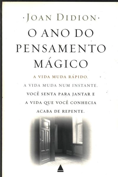 Livro O Ano Do Pensamento Magico 440g Editora Nova Fronteira