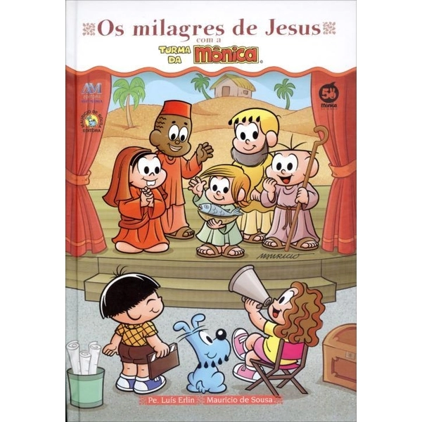 Milagres De Jesus Com A Turma Da Monica 280g Editora Ave Maria