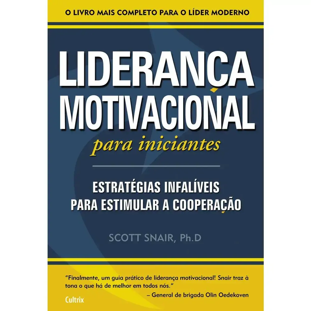 Liderança Motivacional P Iniciantes Editora Cultrix