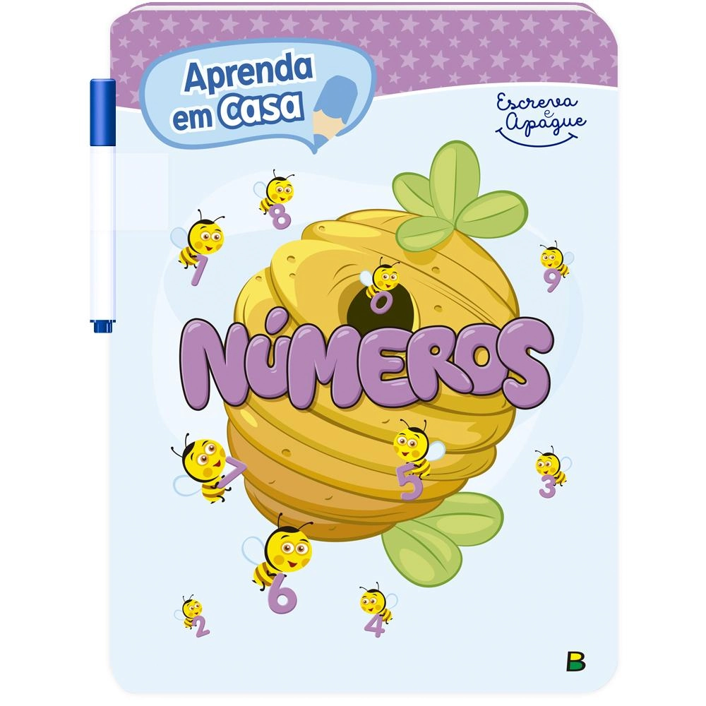 Livro Aprenda Em Casa Escreva Apague Numeros 1156942 Todolivro