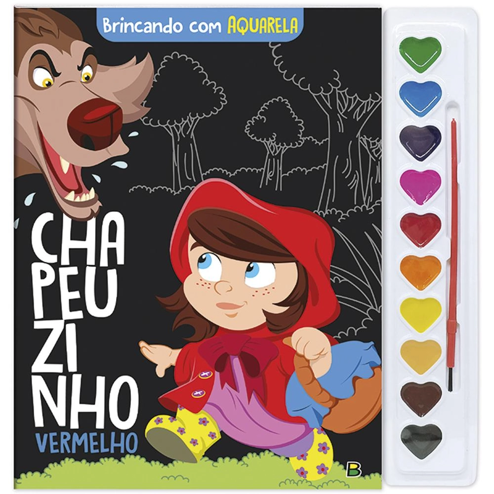 Livro Brincando C/aquarela Chapeuzinho Vermelho/1157817/todolivro