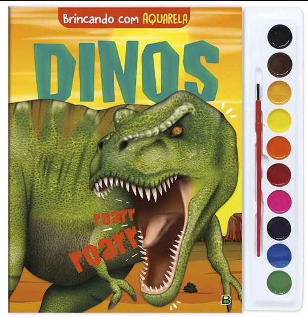 Livro Brincando C/aquarela Dinos/1157825/todolivro