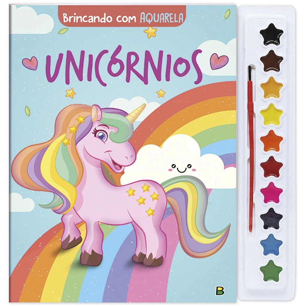 Livro Brincando C/ Aquarela Unicornios/1157850/todolivro