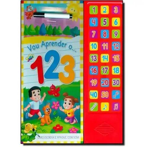 Livro Vou Aprender 123 Un