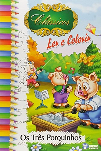 Solapa Grande Com 10 Livros De Colorir Clássicos Em Portuguese Do Brasil