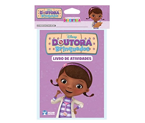 Lembrancinha Divertida. Doutora Brinquedos. Livro De Atividades Em Portuguese Do Brasil