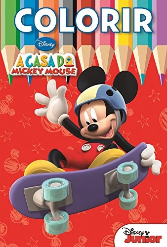 A Casa Do Mickey Mouse Coleção Disney Colorir Em Portuguese Do Brasil
