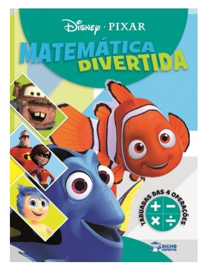 Livro Matematica Tabuada Divertida 4 Disney Ref.26919