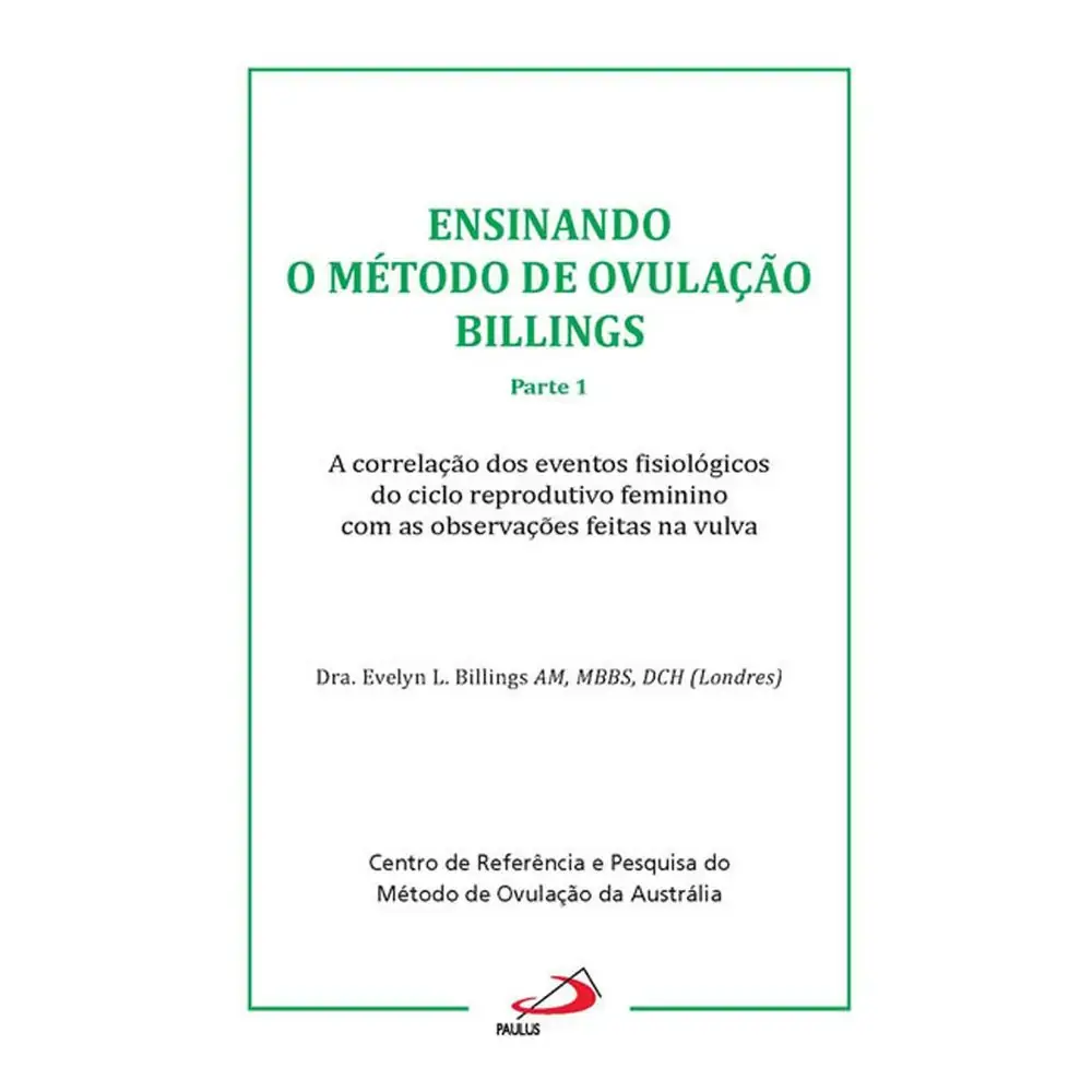 Ensinando O Metodo De Ovulacao Billings Pt 1
