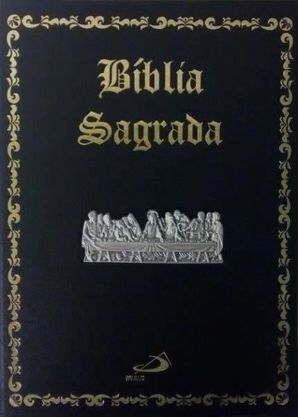 Biblia Luxo Santa Ceia 2824g Editora Paulus