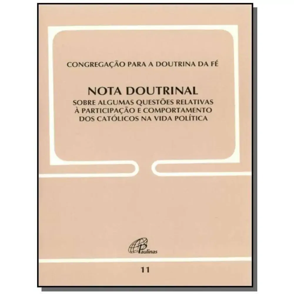 Nota Doutrinal Sobre Algumas Questoes Relativas A Doc. 11