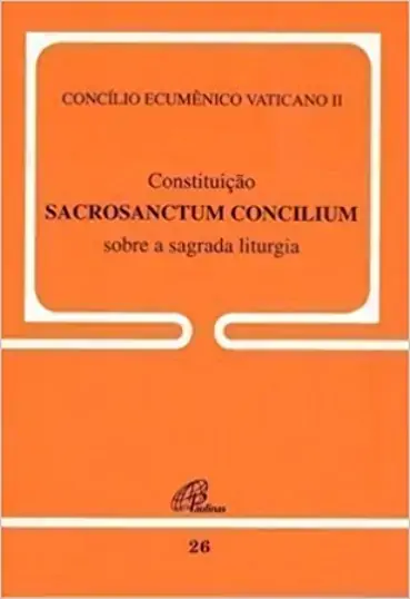 Constituicao Sacrosanctum Concilium Sobre A Sagrada Liturgia 100g Editora Paulinas