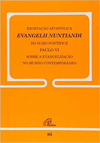 Exortacao Apostolica Sobre A Evangelizacao 181g Editora Paulinas