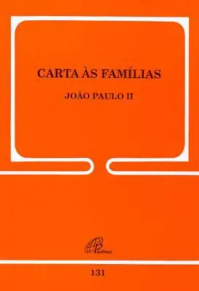 Carta As Familias 306g Editora Paulinas