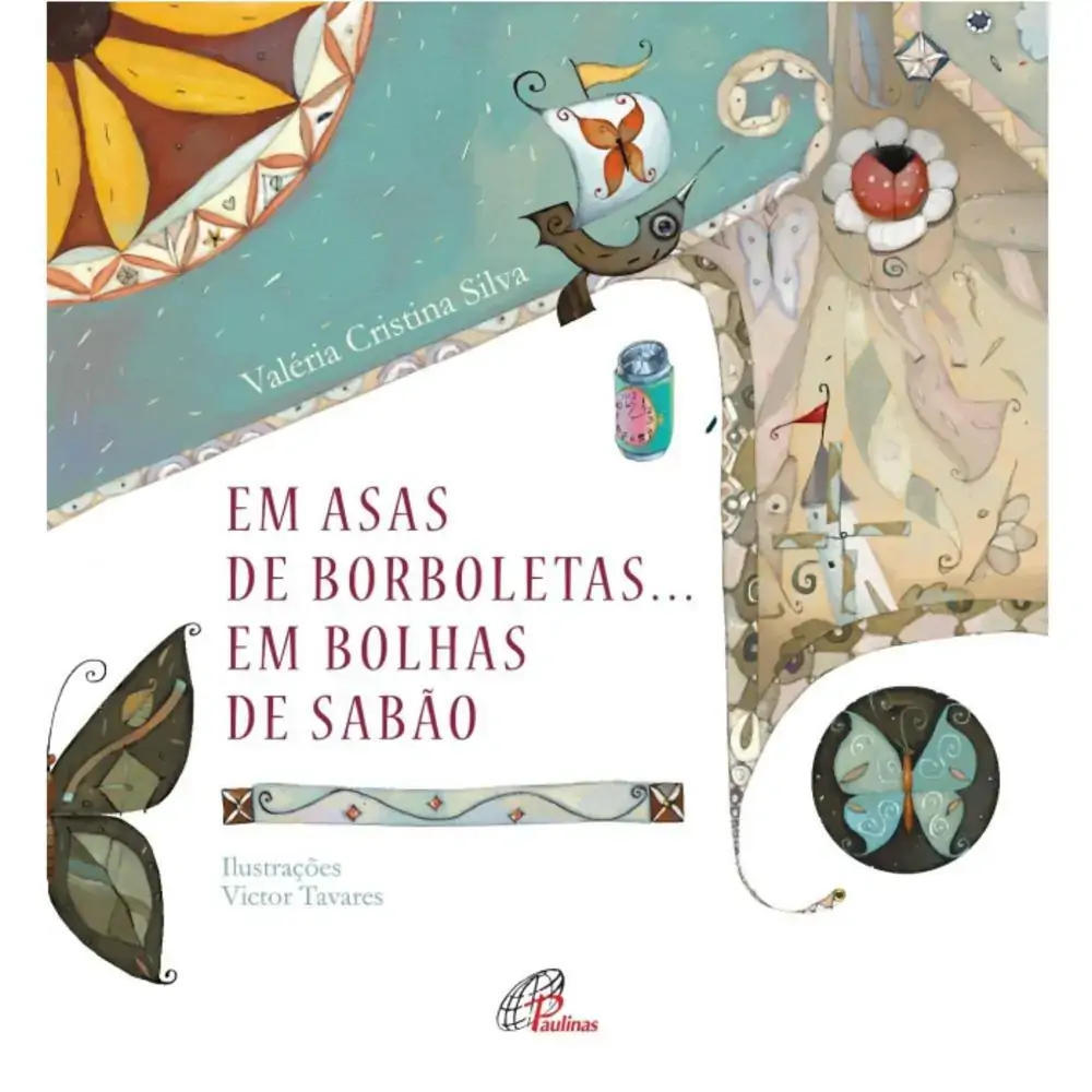 Em Asas De Borboleta Em Bolhas De Sabao