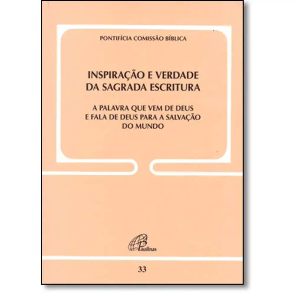 Inspiracao E Verdade Da Sagrada Escritura Doc. 33