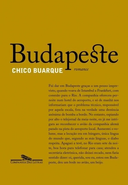 Livro Budapeste 313g Companhia Das Letras
