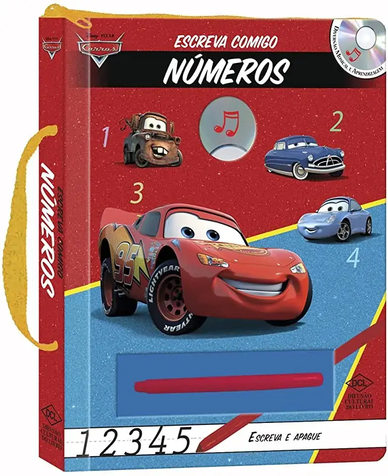 Escreva Comigo: Números Carros Disney Enterprises Inc.