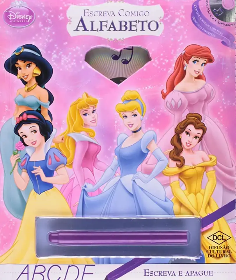 Livro Escreva Comigo Alfabeto Princ Un