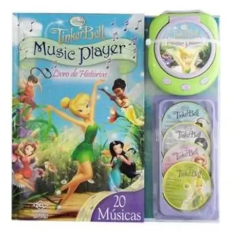 Tinker Bell Music Player Livro De Histórias Disney Fadas Disney Enterprises Inc