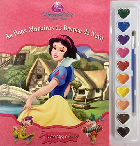 As Boas Maneiras De Branca De Neve Coleção Disney Aquarela Em Portuguese Do Brasil