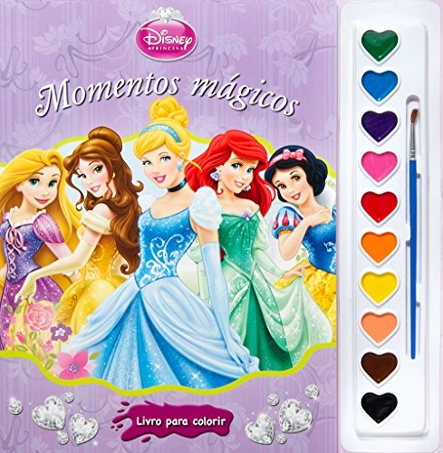 Princesas. Momentos Mágicos Coleção Disney Aquarela Em Portuguese Do Brasil