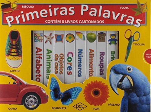 Primeiras Palavras Contém 8 Livros Cartonados Minha Biblioteca Editora Dcl Isbn: 9788536814896
