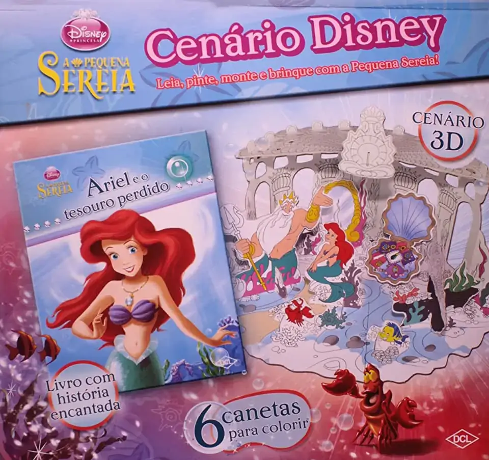 Lv Cenarios Disney A Pequena Sereia Un