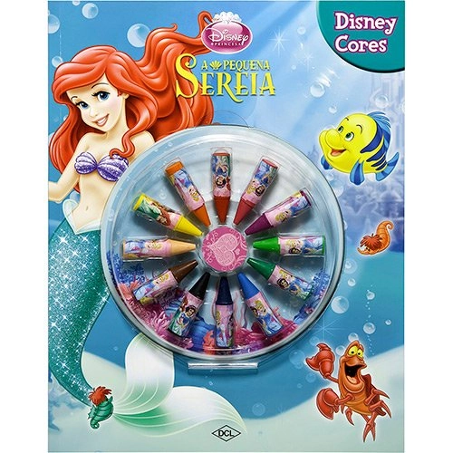 A Pequena Sereia Coleção Disney Cores Em Portuguese Do Brasil