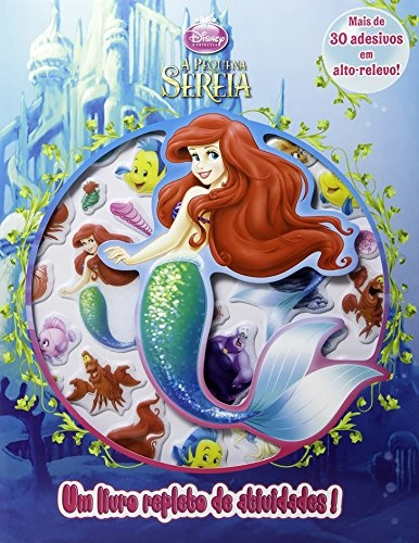 A Pequena Sereia Coleção Disney Adesivos Fofinhos Em Portuguese Do Brasil
