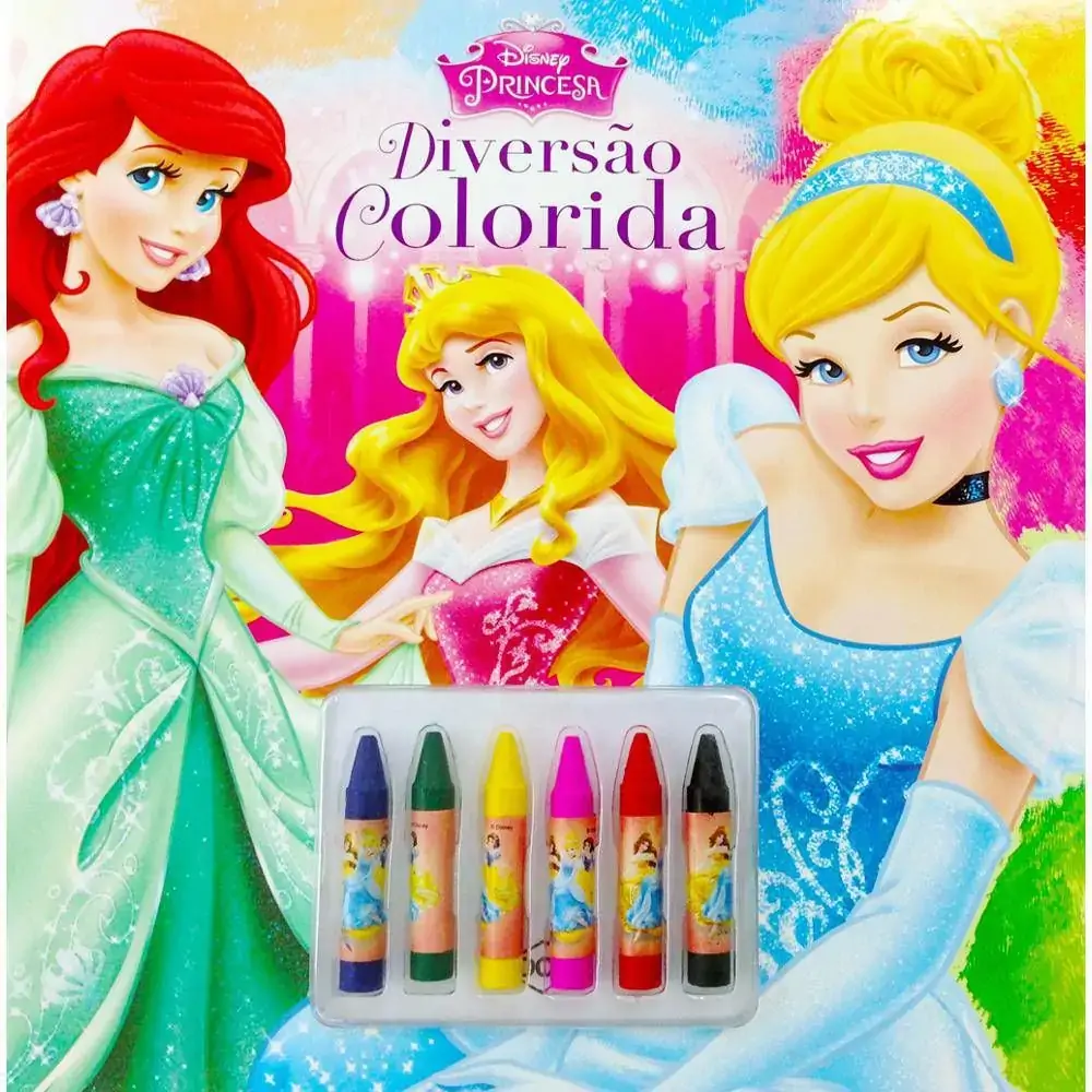 Lv Disney Princesa Diversao Colorida Un