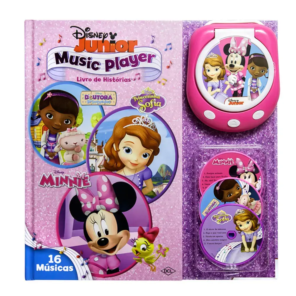 Music Player Livro De Hist Disney Un