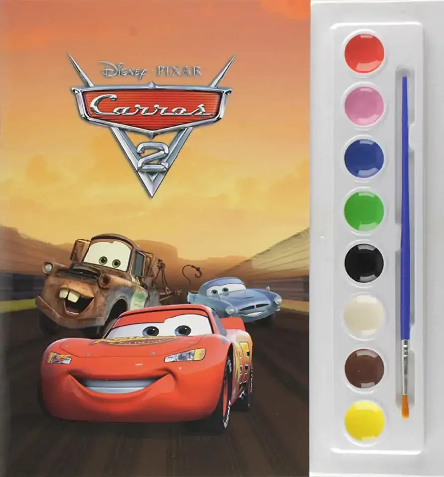 Revista Disney Carros Para Pintar