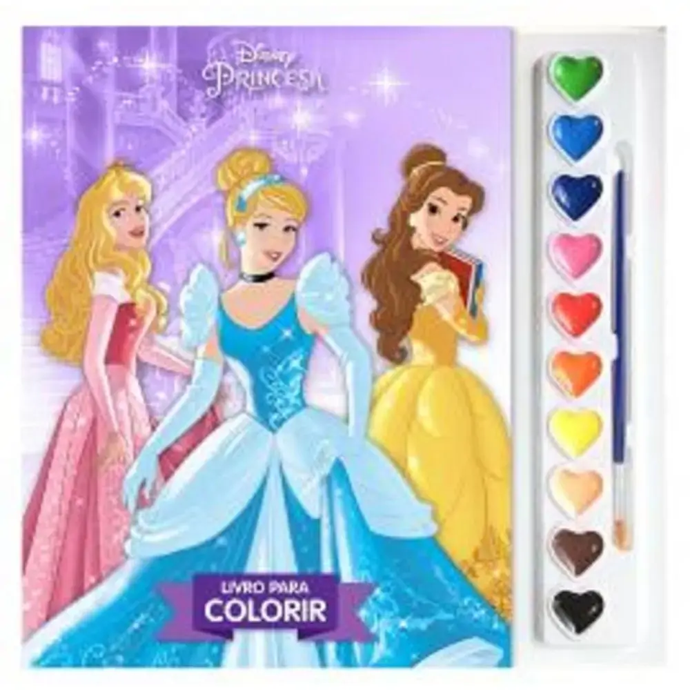 Livro Dcl P/colorir Princesas Ref.d2181