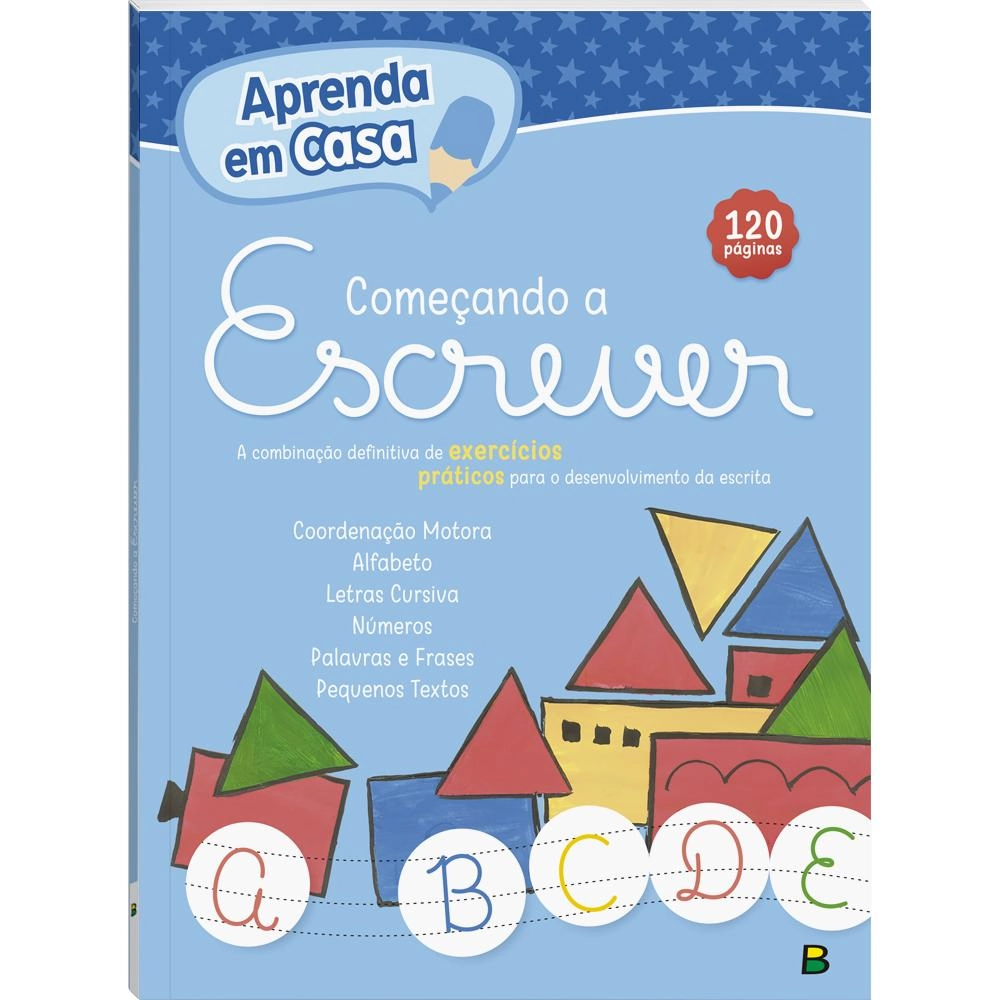 Livro Inf Aprendendo A Escrever Azul 1086863 Todolivro