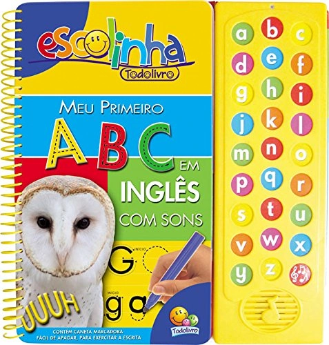 Meu Primeiro Abc Em Inglês Com Sons Coleção Escute E Aprenda Em Portuguese Do Brasil