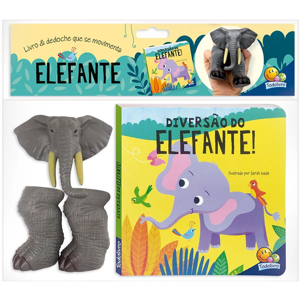 Livro Aventuras Com Dedoches Diversao Do Elefante/1150073/todolivro