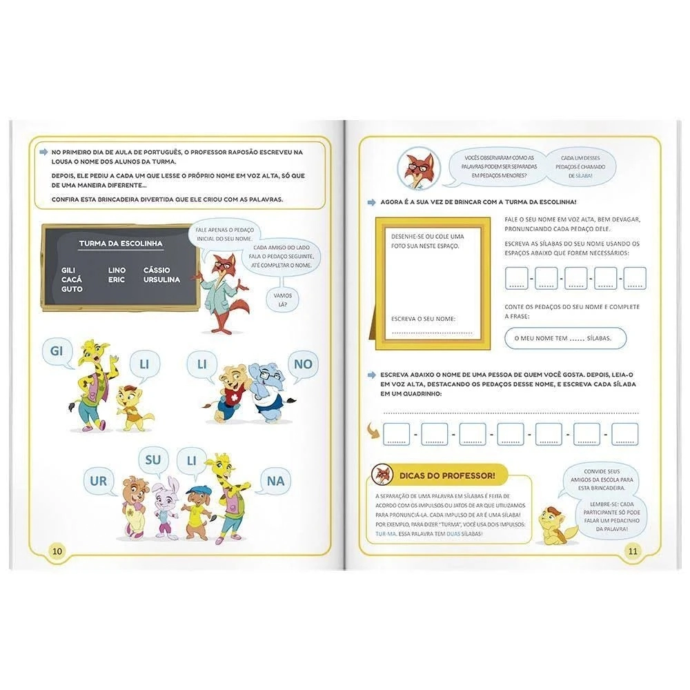 Livro Inf Escolinha Separando As Silabas 1151371 Todo Livro