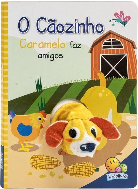 Dedinhos Fatoches Caozinho Caramelo Faz Amigos