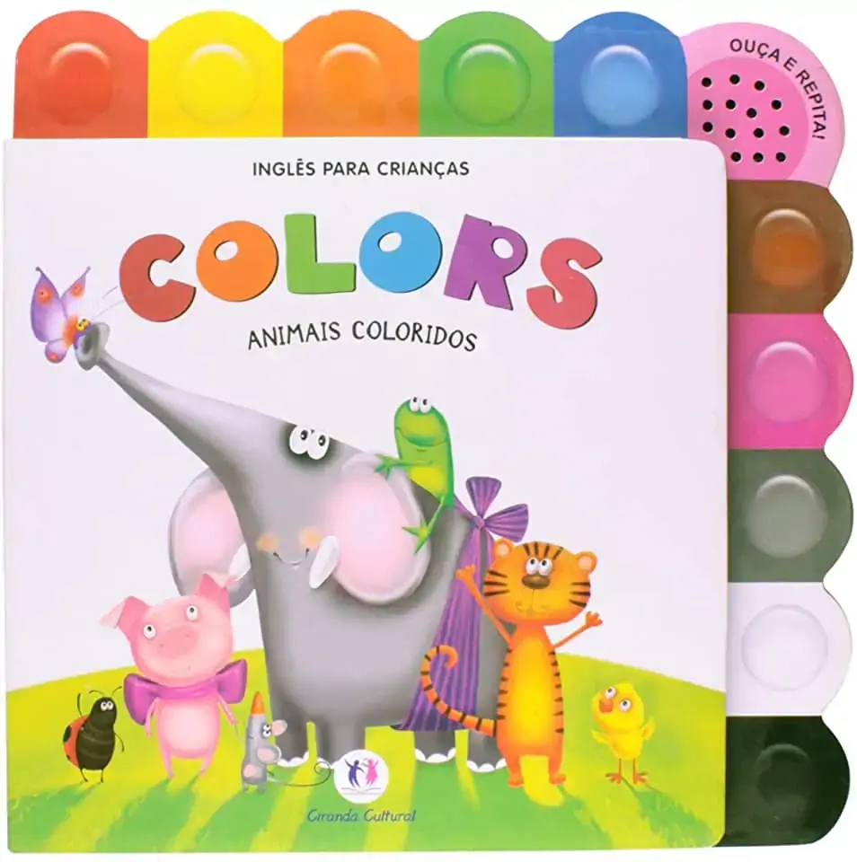 Livro Ingles P Crianças Colors Anim Un