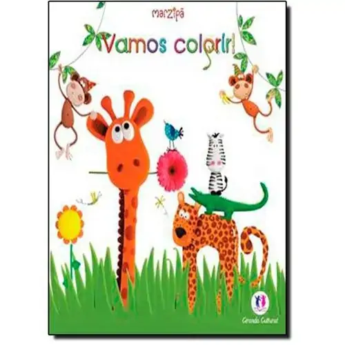 Livro Marzipa Vamos Colorir Un