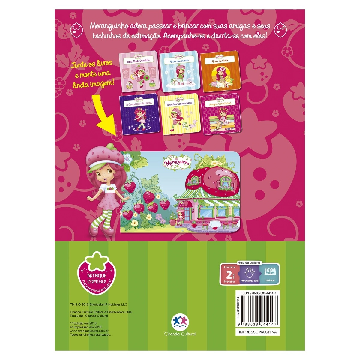 Mini Livros Box 6pcs Moranguinho Brincando Com Os Amigos 44147 Ciranda Cultural