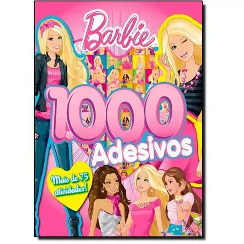 Livro Barbie 1000 Adesivos Un