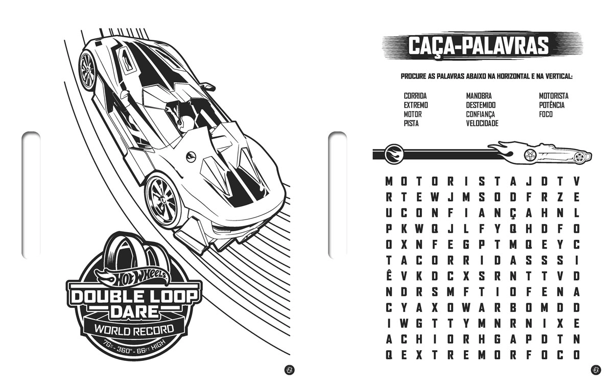 Livro Inf Mega Bloco Hot Wheels Motores Turbinados Ciranda Cultural
