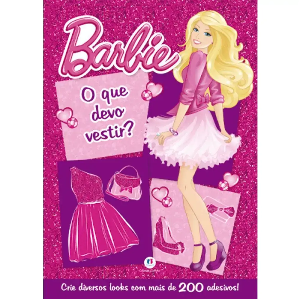 Barbie O Que Devo Vestir 200 Adesivos U