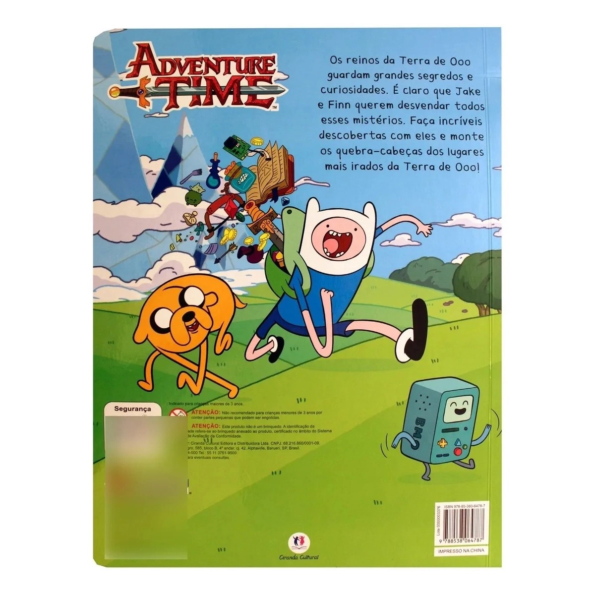 Livro Inf Quebra Cabeca Adventure Time A Surpreendente Terra Do Ooo 64787 Ciranda Cultural