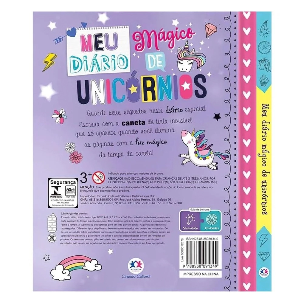 Meu Diário Mágico com Caneta - Ciranda Cultural