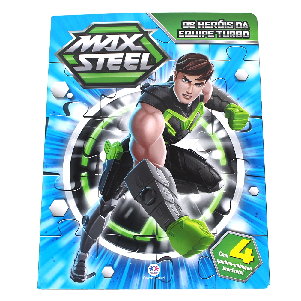 Livro Quebra Cabeca Max Steel Herois Da Equipe Turbo 82767 Ciranda Cultural