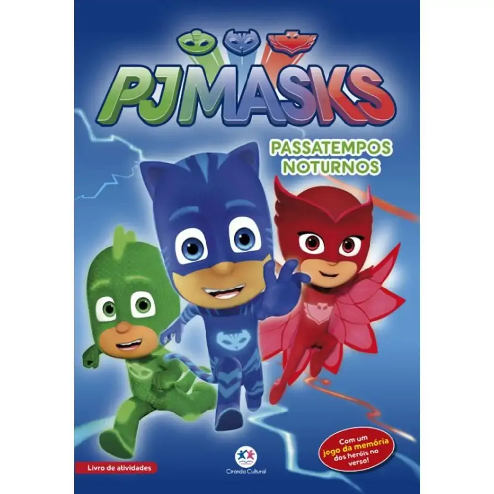 Livro De Atividades Pjmasks Passatempos