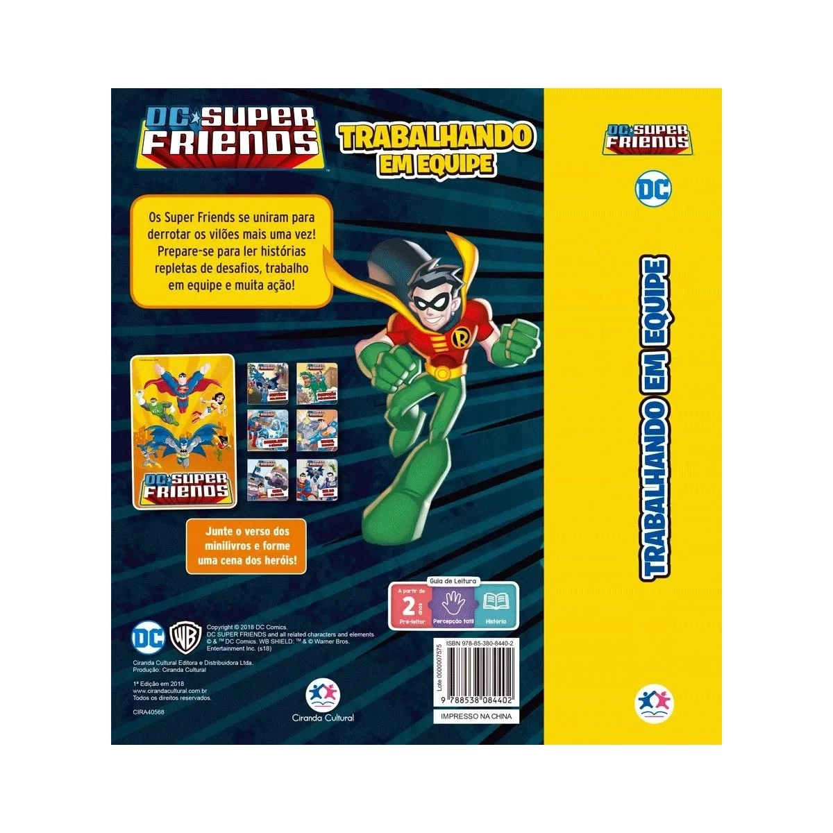 Dc Super Friends Trabalhando Equipe Ciran Cultural